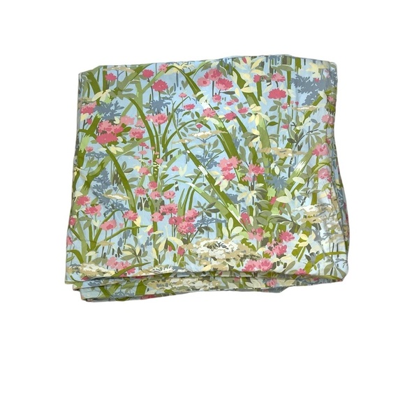 POTTERY BARN Duvet Cover AUDREY Floral Full/Queen With 2 Standard Shams - Picture 3 of 8